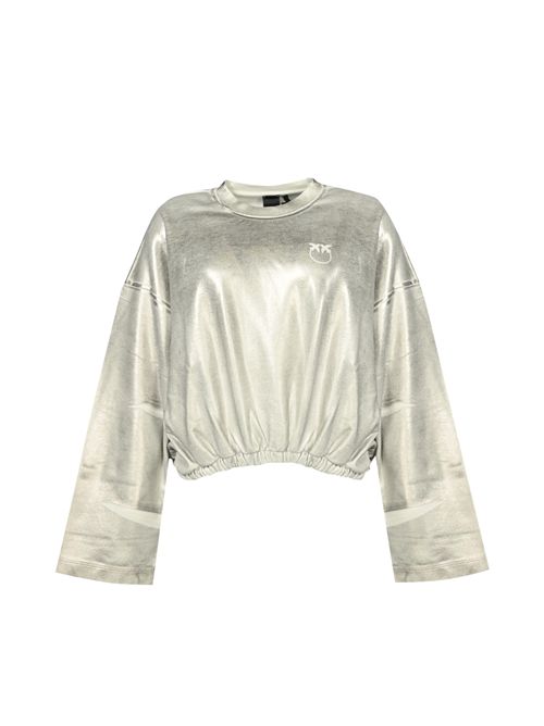 Felpa Libero in cotone metallizzato PINKO | 105756 A2V1IZ7